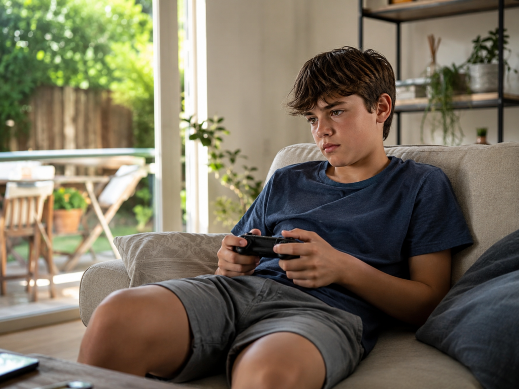 difficoltà in estate dei genitori di adolescenti che giocano ai videogiochi